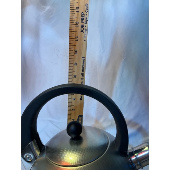 BonJour Italian Manufactured Stainless Steel Teapot Kettle Stovetop Kettle 2qt - Picture 7 of 10